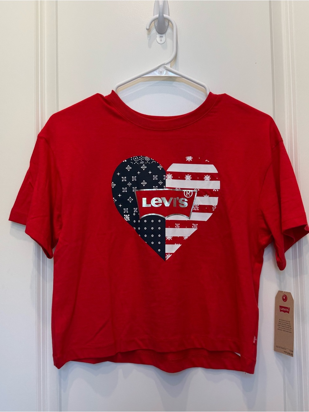 Levi's Red Graphic Heart Tee
